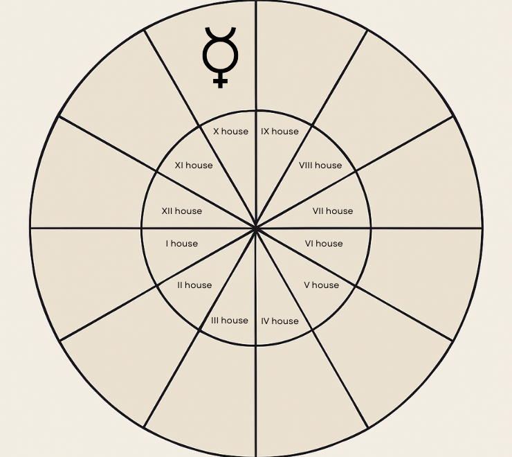 natal mercury in the tenth house