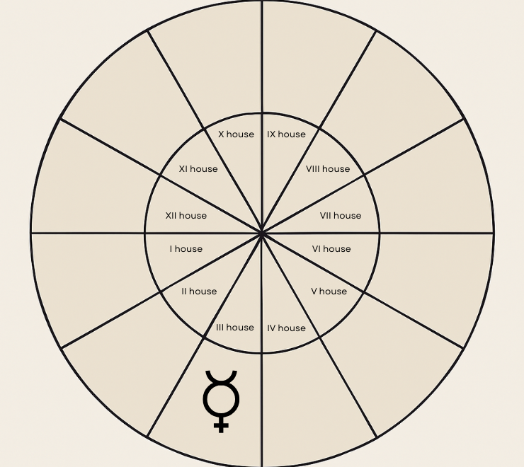 natal mercury in the third house