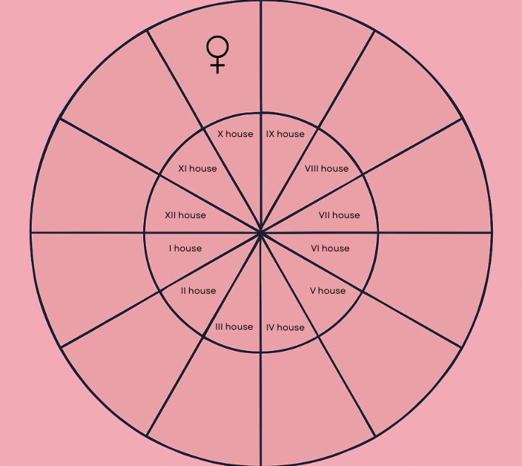 natal venus in the tenth house